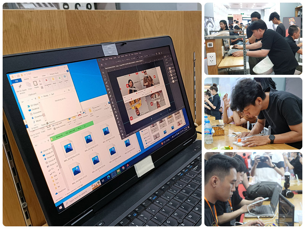 Saigonevents cùng sự kiện Xiaomi lập kỷ lục ghép logo từ 1300 bức ảnh